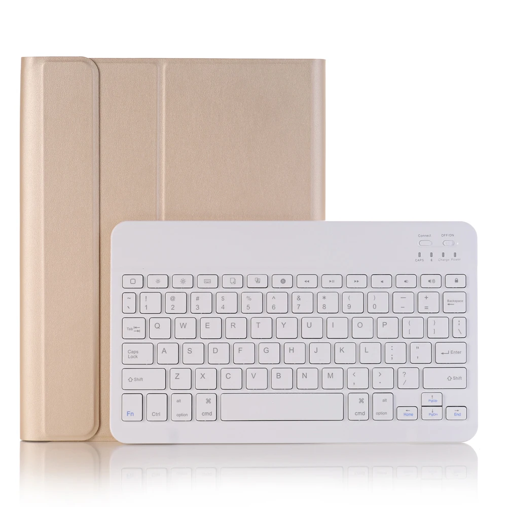 Чехол для iPad 10,2, чехол для клавиатуры с карандашом, держатель для Apple iPad 7, 7-го поколения, A2197, A2198, русская, испанская, английская клавиатура