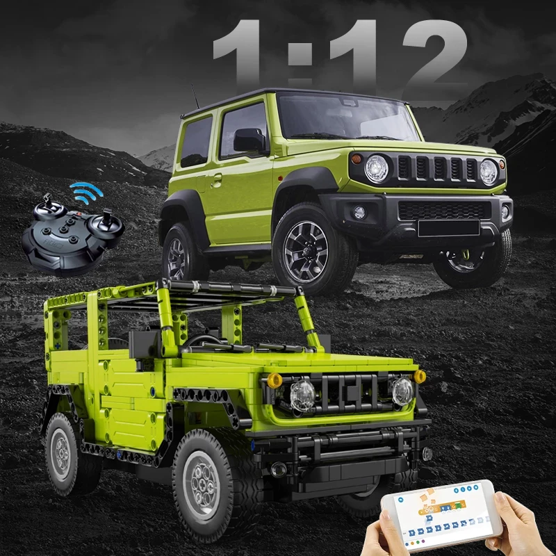 スズキ 子供向けのジムニーsuvの建設 Cada 579個 1 12 Rc オフロード車 技術的な建設 ブロック 部品 子供のおもちゃ ギフト Blocks Aliexpress