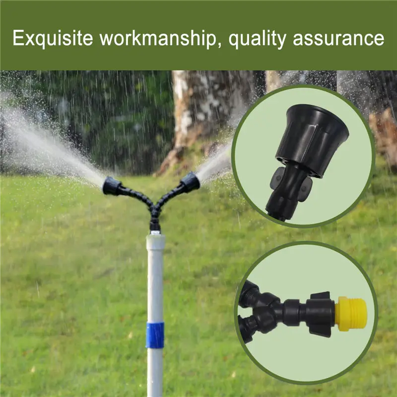 Adjustable 360 Degree Rotating Spray Nozzle Garden Greenhouse