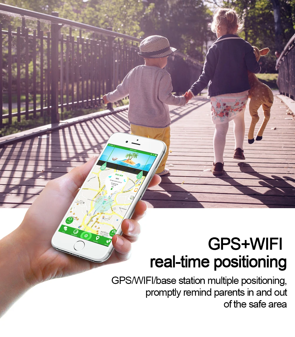 IP67 водонепроницаемый смарт безопасный gps Wi-Fi расположение Удаленная камера SOS Вызов монитор наручные часы Finder трекер телефон часы для детей ребенок