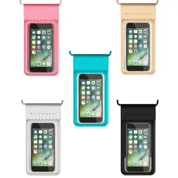 

TPU Waterproof HD Mobile Phone Bag Touch Screen Swimming Bag Beach Swimming Pool Diving Snorkeling Mobile Case