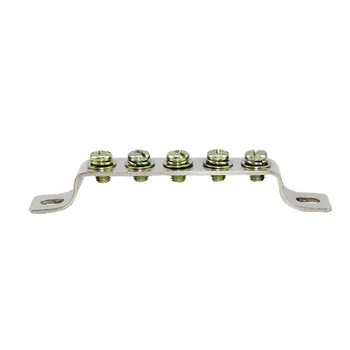 

1 PCS Zero Row Bars 3x25-5/7/10/15 Hole Ground Terminal Zero Row Connection Terminal Copper Terminals