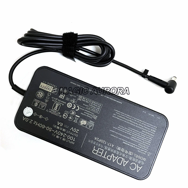 120W 20V 6A  A17-120P2A AC Adapter Power Supply for ASUS N55 Laptop Charger 5.5x2.5mm