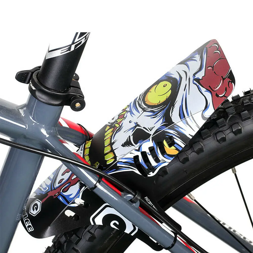 MTB Mudguard Set Bicycle Front Rear Cycling Road Mountain Bike Fender With 6 Fixing Ties Accessories | Спорт и развлечения