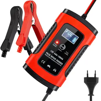 

12V automatic 3stage smart lead-acid GEL AGM Wet Calcium Deep cycle VRLA pulse repair battery charger with LCD display