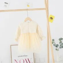 WLG baby girl dress princess girls christmas cloth kids party clothes