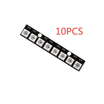 

10pcs 8-bit WS2812 5050 RGB LED full color driver lantern development board