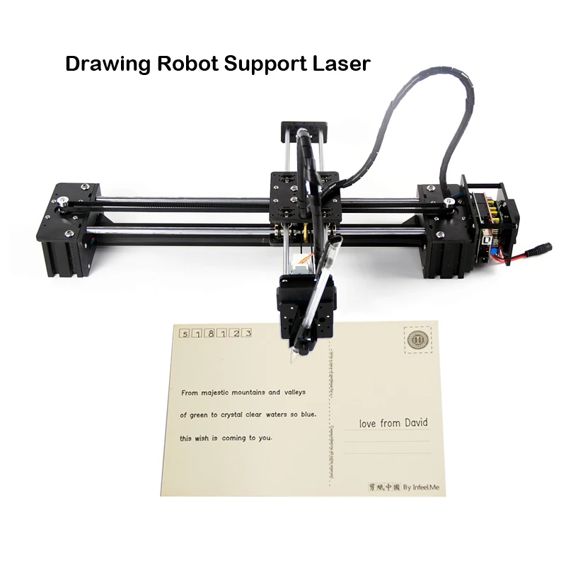 Automatic Lettering Writing Machine Drawing Robot Free Software Support