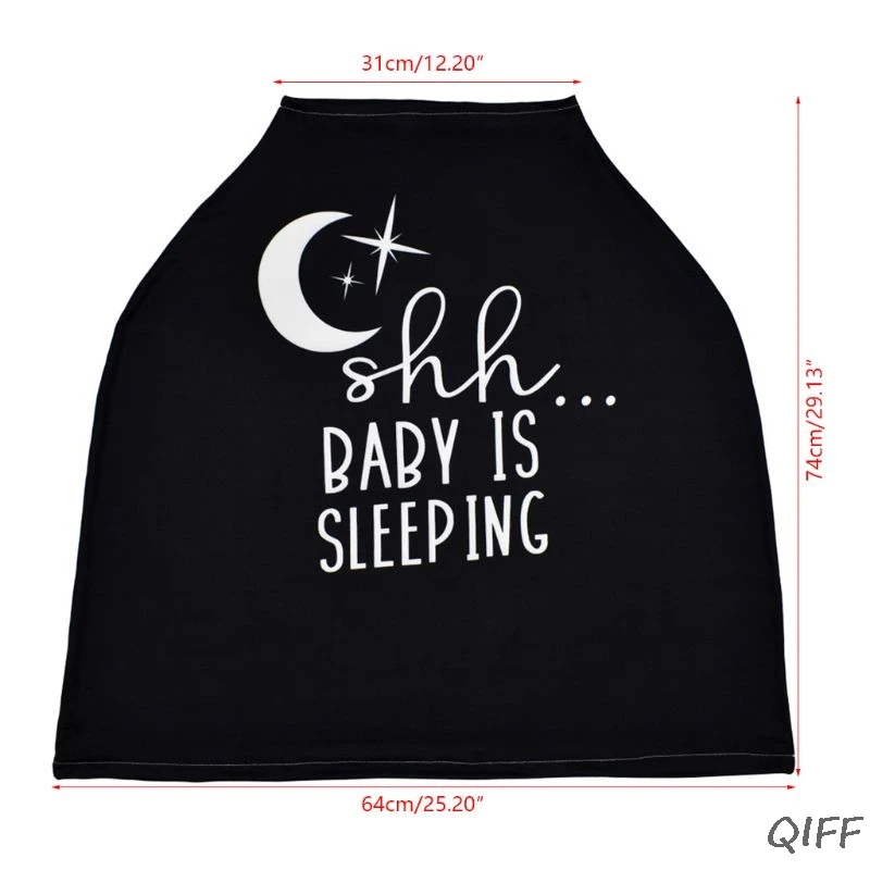 Newborn Infant Baby Nursing Cover Multi-Use Toddler Car Seat Canopy Cart Cover