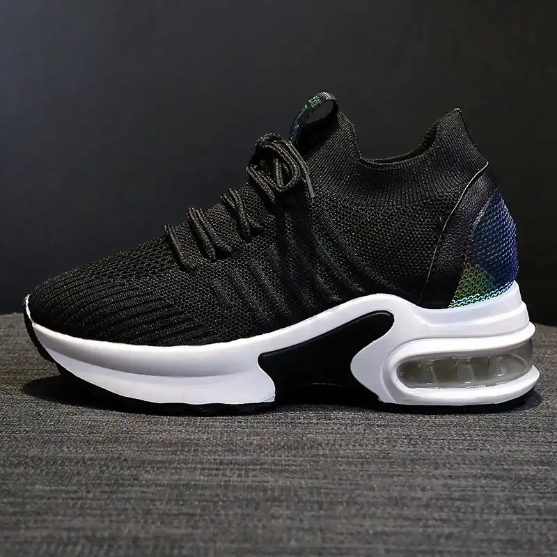 black sock tennis shoes