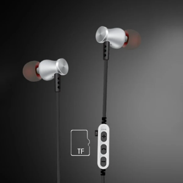 MS T5 Halter Bluetooth Headset Wireless BT4 2 Stereo Headset Earbuds Sports Headphones Support TF Card Card Play