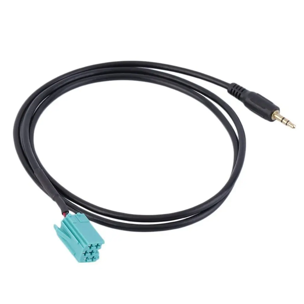 1.5M Car Stereo Audio Cable 3.5mm Jack Aux Input Adapter For Renault Clio Megane 2005-2012 Styling Accessories hot sale | Электроника
