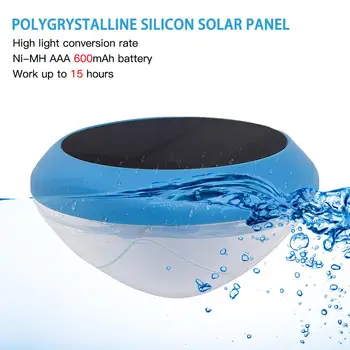 

Floating Pool Light Rgb Solar Led Floating Pool Light Solar Powered Colorful Swimming Underwater Lamp Ipx6 Floating Ball Lamp