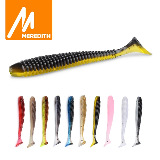MEREDITH 75mm/2g 20pcs/Lot Fishing Lures Soft Lures Fishing Soft
