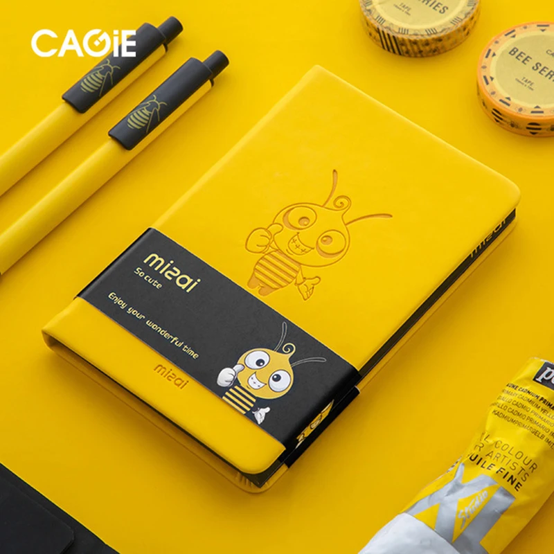 Блокнот А7 Kawaii Bee Diray ручная работа журнал для творчества школы офиса путешествий