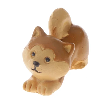 

5PCS Kawaii Dog Corgi Miniature Fairy Garden Ornament Decor Pot DIY Craft Accessories Dollhouse Kids Gift Learning Toys