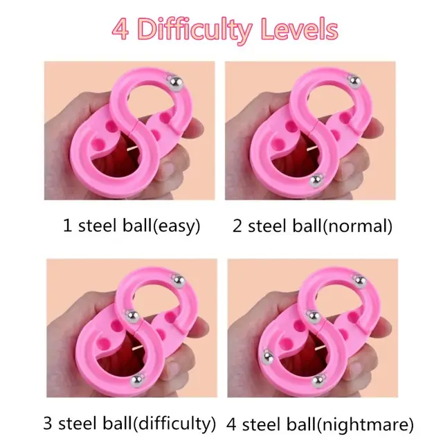 New Stress Relief Toy 8 Track Fidget Pad Spinner Challenging Desk Toy Handle Toys 6