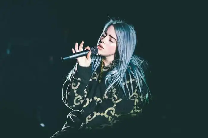 Ожерелье Billie Eilish, готическое ожерелье из нержавеющей стали, цепочка Chaine Acier, Inoxydable, ожерелье с надписью, аксессуары, ювелирные изделия для девушек