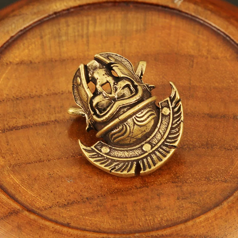  Helmet Samurai Keychain Pendant (1)
