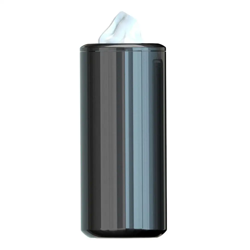 

Car Tissue Box Armrest Type Car Paper Box Home Round Silver Tube Replacement Plastic 155x70MM Storage Multi-functional