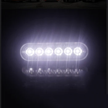 

DC 12V-24V Car fog light 6 LED 112*28mm Working Off-road Mount Universal