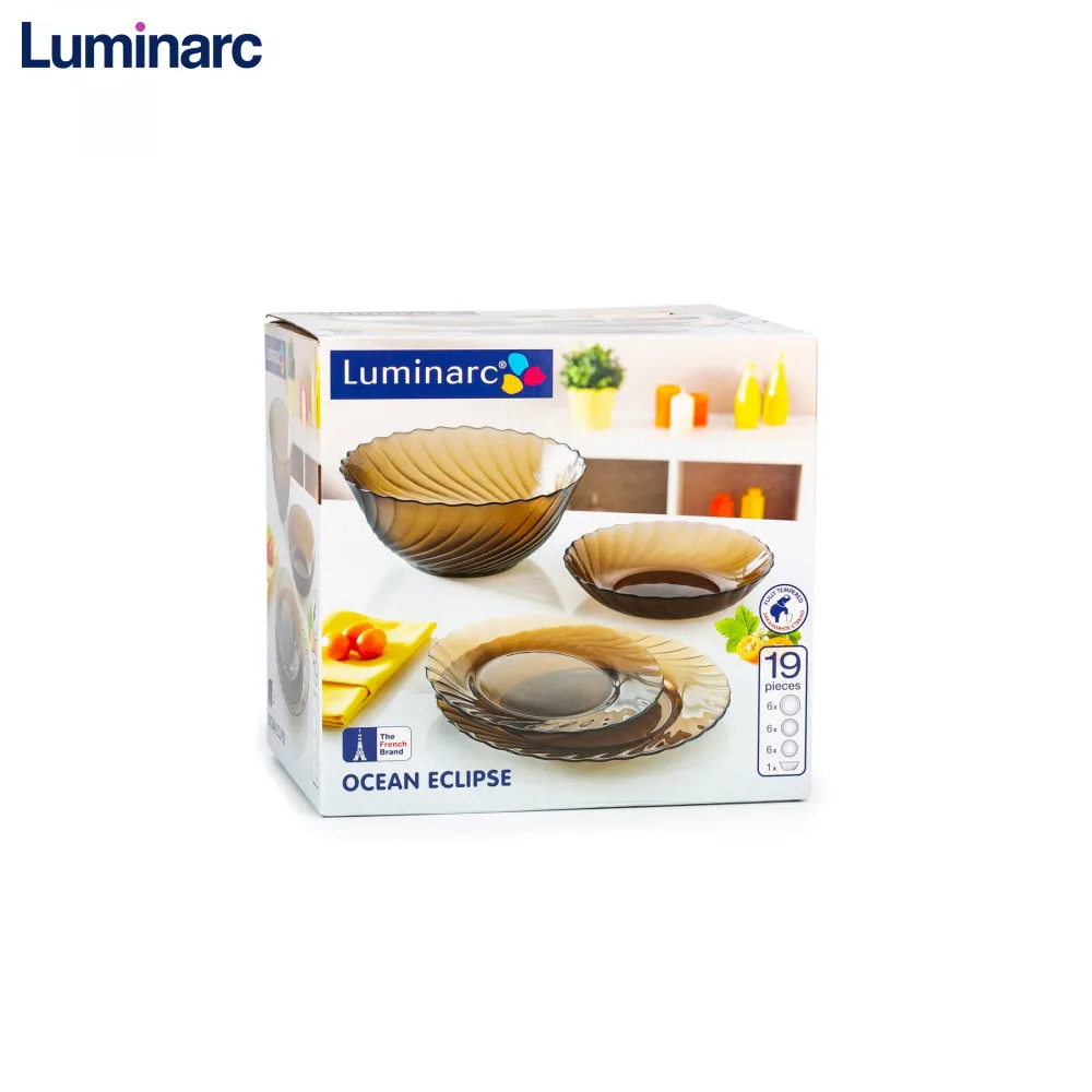 Столовый сервиз Luminarc \&quotOcean Eclipse\" 19 предметов | Дом и сад