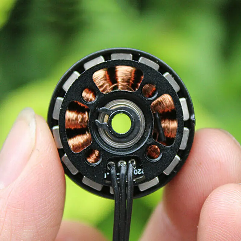 DC 12V Micro Mini 2204 PTZ Brushless Motor Electric Double Ball Bearing Outer Rotor RC Drone Aircraft Model UAV Mobile Camera