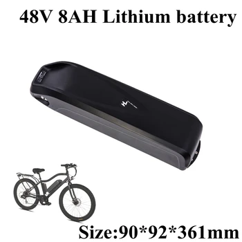 

Downtube 48V 8Ah Lithium Li Ion Battery Pack with BMS for E-bike Electric Bicycle Motor Mountain Bike+ 2A Charger
