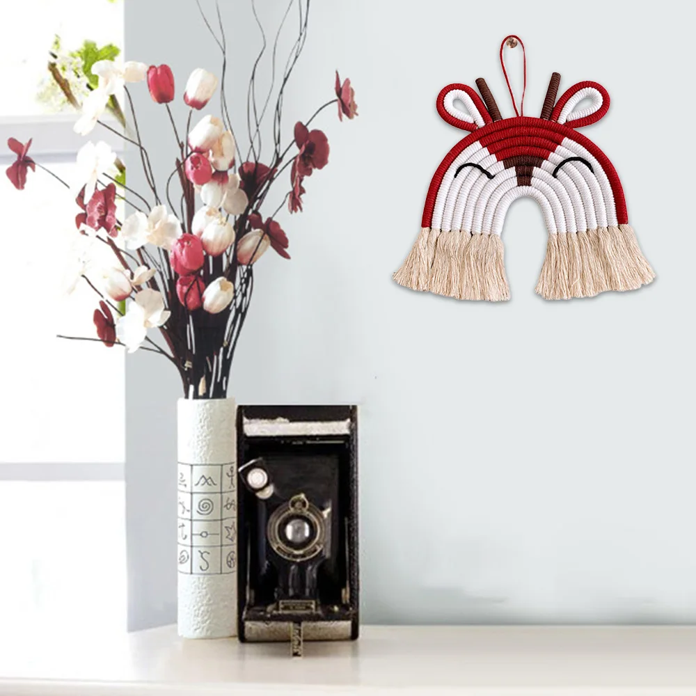 Подвеска в скандинавском стиле ручной работы с радужным оленем львом украшение