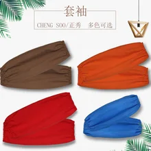 Стиль красный и зеленый мужчины и женщины воздухопроницаемые рукава рука нарукавник Рабочая голова кухня Противообрастающие длинные Лавсановые манжеты