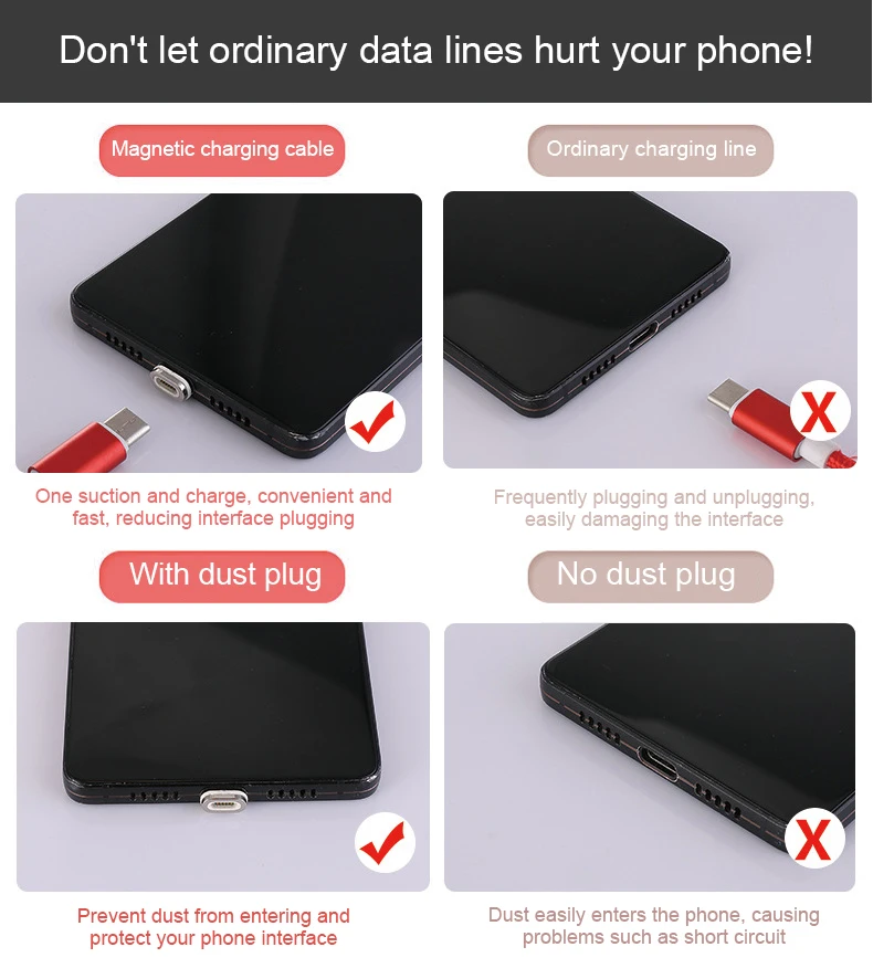 Магнитный адаптер 3A типа C для Micro USB для samsung huawei Xiaomi Магнитный зарядный шнур для передачи данных Быстрая зарядка 3,0 Быстрая зарядка