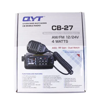 

QYT CB27 Short Wave Vehicle Radio Interphone 26.965-27.405MHz Mobile Wireless Communication