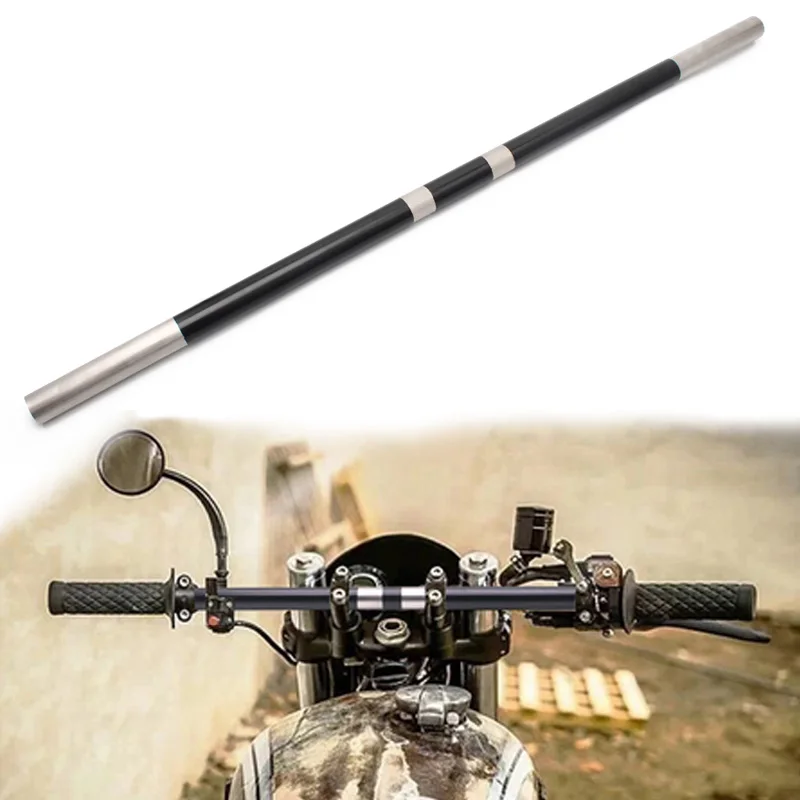 1 шт. мотоцикл ретро стиль тяга изогнутая алюминиевая ручка руль 25 мм 78 см для Harley Sportster XL883 XL1200 FLHT FLHR FLHX