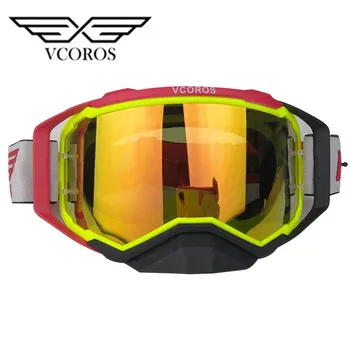 

Vcoros Brand Motorcross Goggles Man Off-Road Motorbike Glass For Motorcycle Helmet Windpro Anti-UV Protective Helmet Glasses