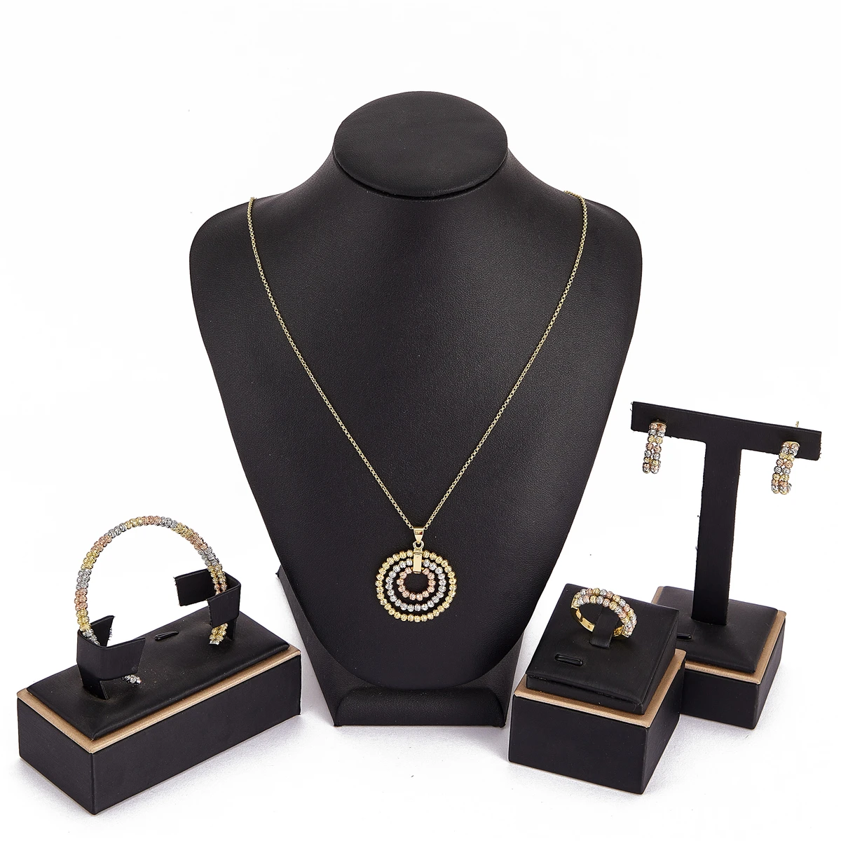 

2021 May Morocco hot selling accessories wedding jewelry set for women traditional jewelry set copper high quality jewelry set