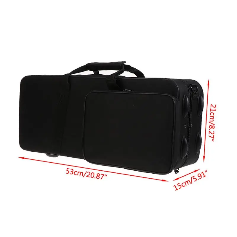 600D водонепроницаемый Gig Bag Box рюкзак ткань Оксфорд для трубы с регулируемым двойным плечевым ремнем карман из пенопласта с хлопковой подкладкой