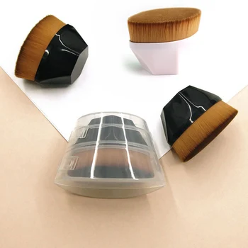 

Diamond Foundation Brush Loose Powder BB Cream Makeup Brushes Cosmetic Hexagon No Trace Silicone Make Up Brushes