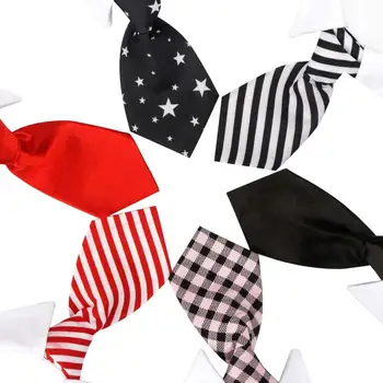 

Pet Formal Classy Neckties Tuxedo Bow Tie with Suit White Collar for Puppy Cat Birthday Gift