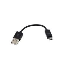 10 см USB 2,0 A для Micro B зарядный кабель для синхронизации данных для ПК ноутбука
