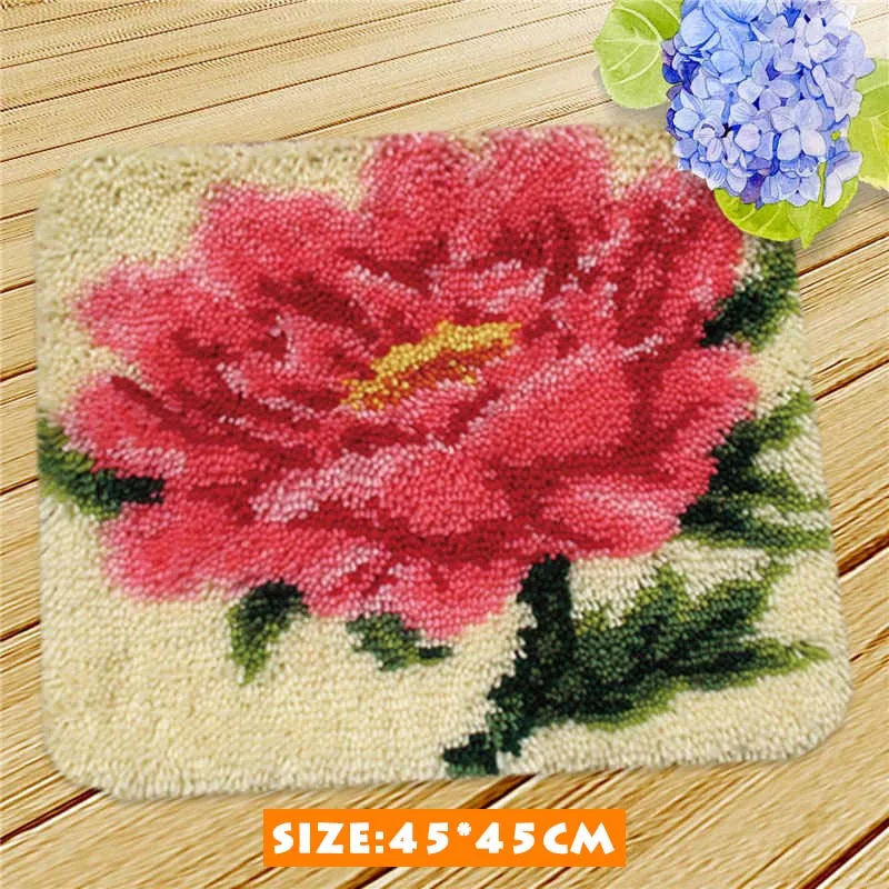 Подушка с защелкой Cuscini Divano Forme Klink Haak Kleed Bloemen подушка с защелкой цветок подарок на день рождения вышитые подушки - Цвет: ZD148 45x45cm