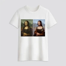 Best Price Women's T-shirt funny Mona Lisa Print T-shirt Clothes White TShirt Harajuku Graphic T-shirt Fashion Landscape T-shirt Female Best Price Women's T-shirt funny Mona Lisa Print T-shirt Clothes White TShirt Harajuku Graphic T-shirt Fashion Landscape T-shirt Female