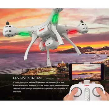 

Syma X8PRO 2.4G GPS Positioning FPV RC Drone Quadcopter with 720P HD Wifi Adjustable Camera Real Time Altitude Hold Headless