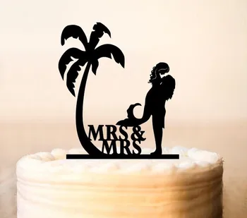 

Lesbian Wedding,Mrs & Mrs Cake Topper, Mermaid, Wedding, Wedding Cake Topper, Wedding Decor, Cake Topper, Lesbian, Lesbian Cake