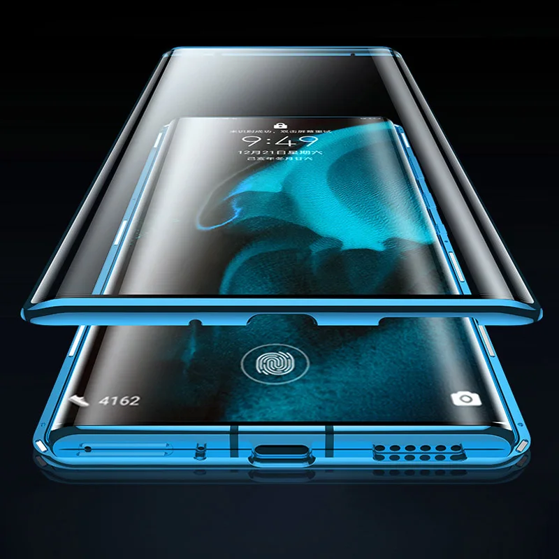 Магнитный чехол с полным покрытием 360 градусов для Huawei P40 P30 P20 Mate 30 20 Pro lite чехлы Honor