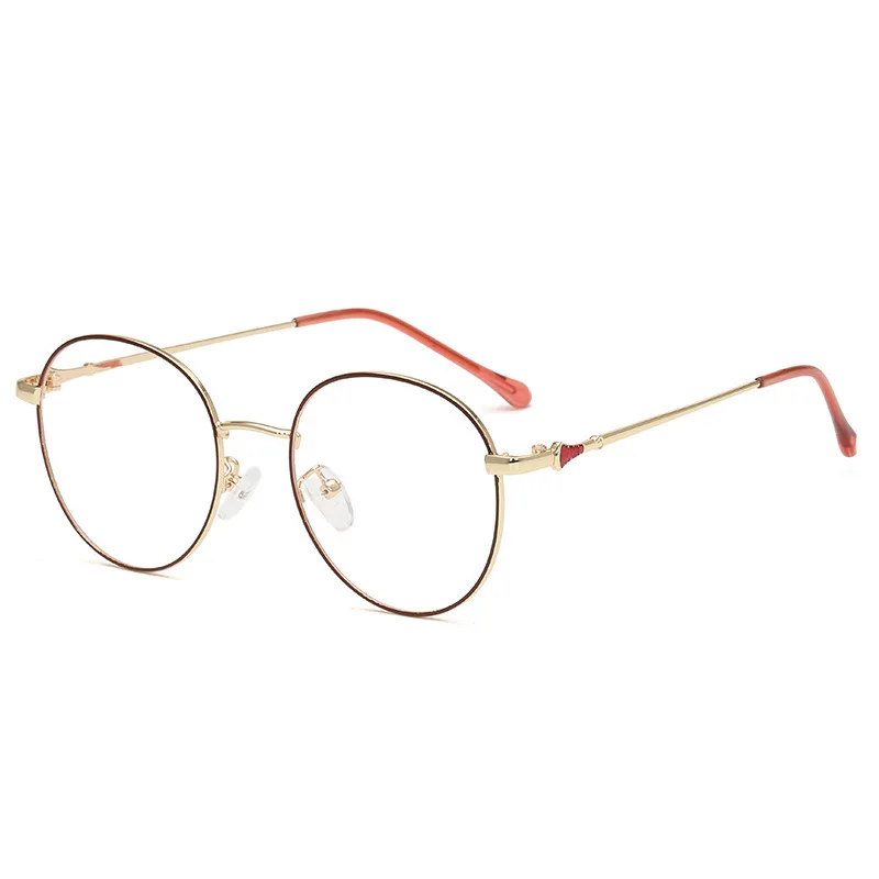 

2019 Sale Lentes Opticos Mujer Polygonal Eyeglasses Frame Women's Retro Metal, Trendy, Plain Optical Open-ball Matching Myopic