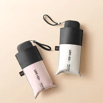 

Mini Women Pocket Umbrella Anti UV Paraguas Small Sun Umbrella Rain Windproof Light Folding Portable Umbrellas for Boys Girls
