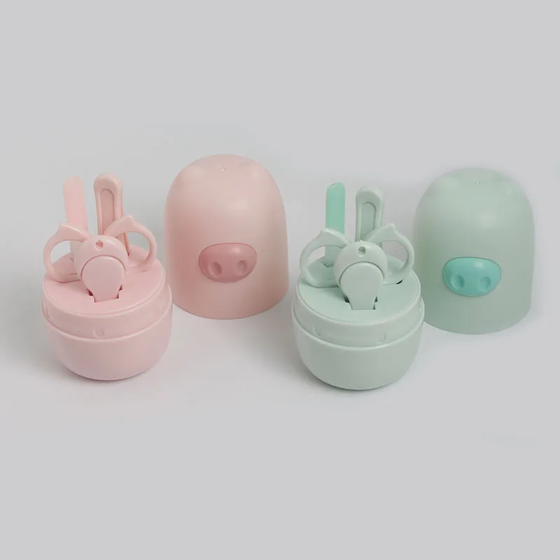 Baby Nail Scissors Set Lovely Nail Clippers  Newborn Baby Nail Clipper Safety Scissors Nail Care Suit Baby Care