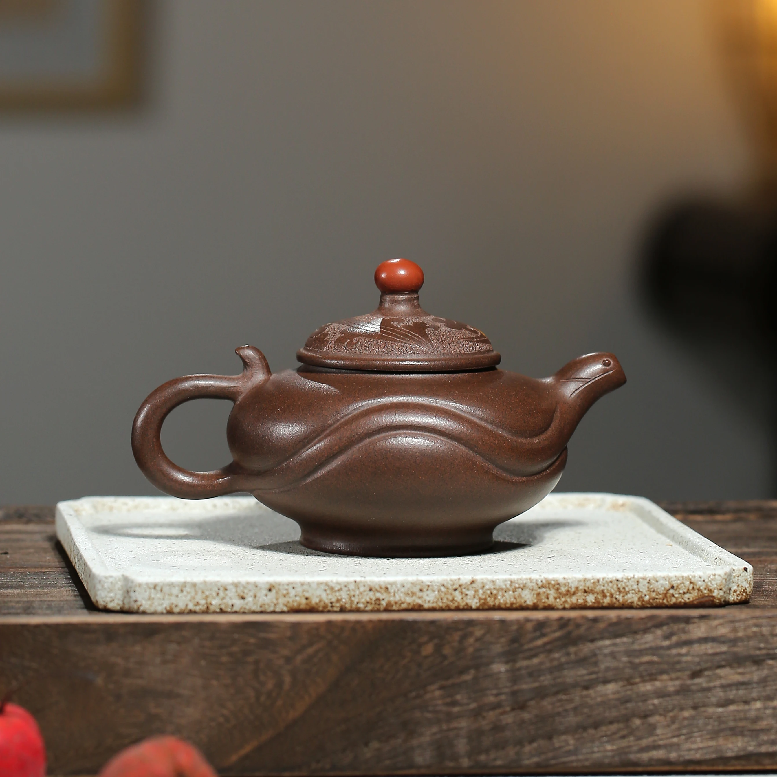 

Yixing purple clay teapot Handmade kettle tea set large capacity tea set Teapot Ceremony Gift