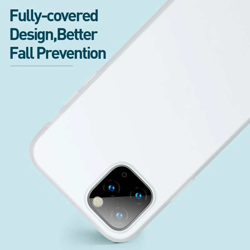 Жидкий силиконовый чехол Baseus для iPhone 11 Pro Max телефона| |