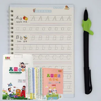 

8 Books Baby Copybook For Calligraphy Art Book Write book Painting Practice Write Kid English Lettering Stationary Supplies